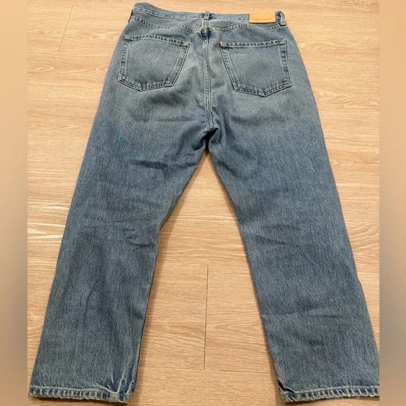 Citizens of Humanity Premium Vintage Distressed Button-Fly Straight Jeans - Picture 6 of 6